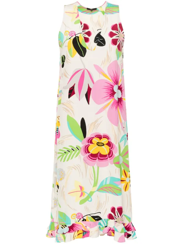 Gucci pink floral dress best sale