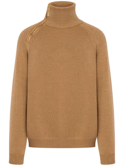 Moschino side-zip virgin wool jumper