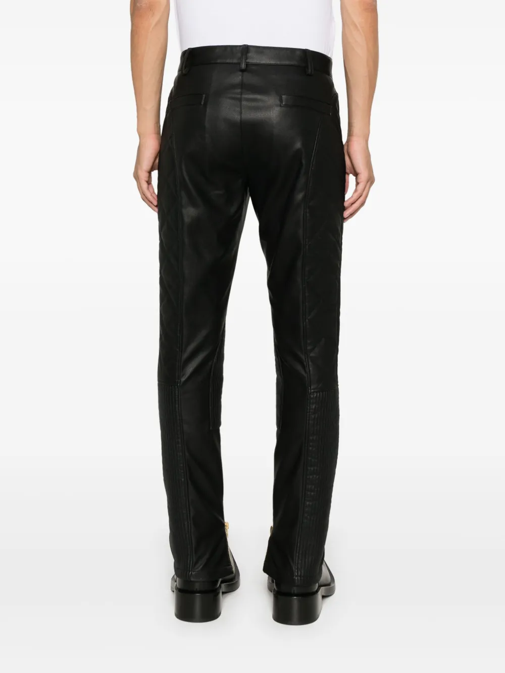 Moschino Broek met gewatteerd detail Zwart