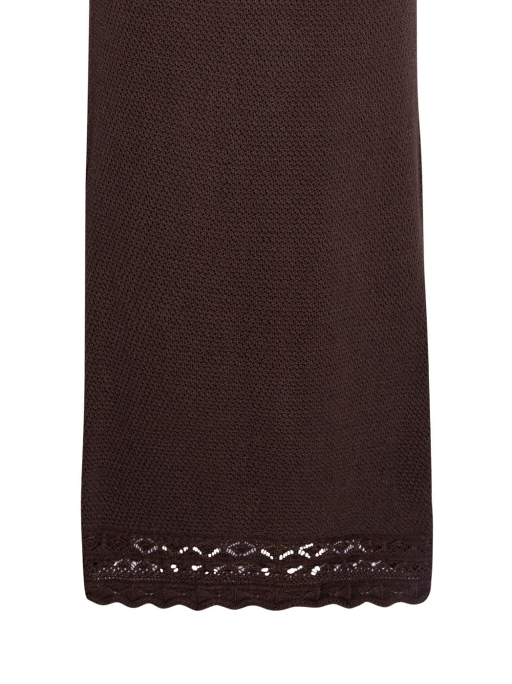 FRAME sleeveless knitted maxi dress - Bruin