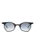 Rigards hand-painted sculpted-frame glasses - Black