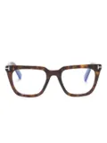 TOM FORD Eyewear TF5963B square-frame glasses - Brown