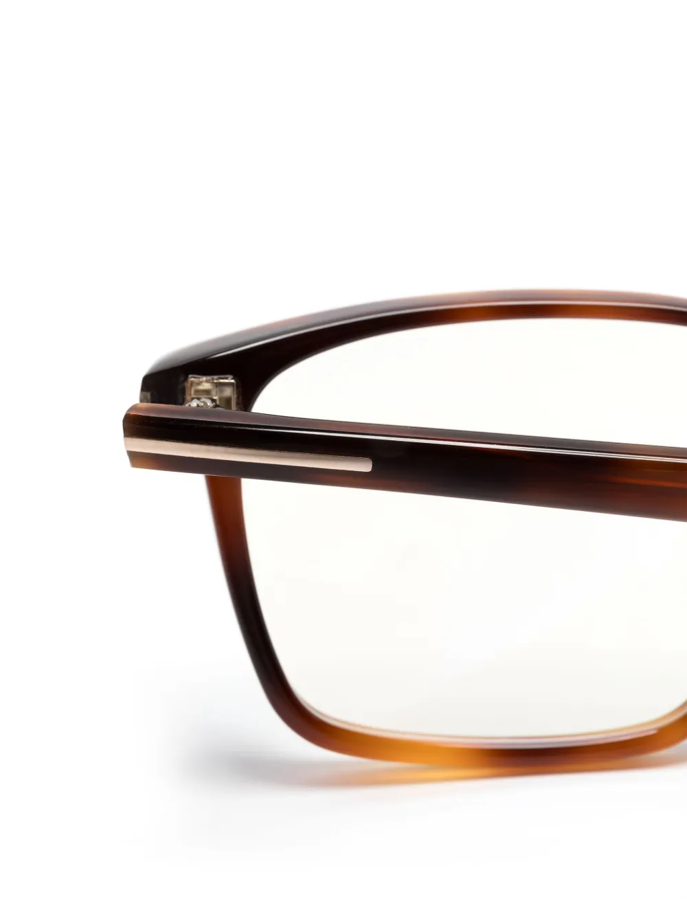 TOM FORD Eyewear 5959-B bril met rechthoekig montuur Bruin
