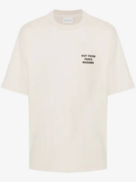 Drôle De Monsieur Slogan crew-neck T-shirt