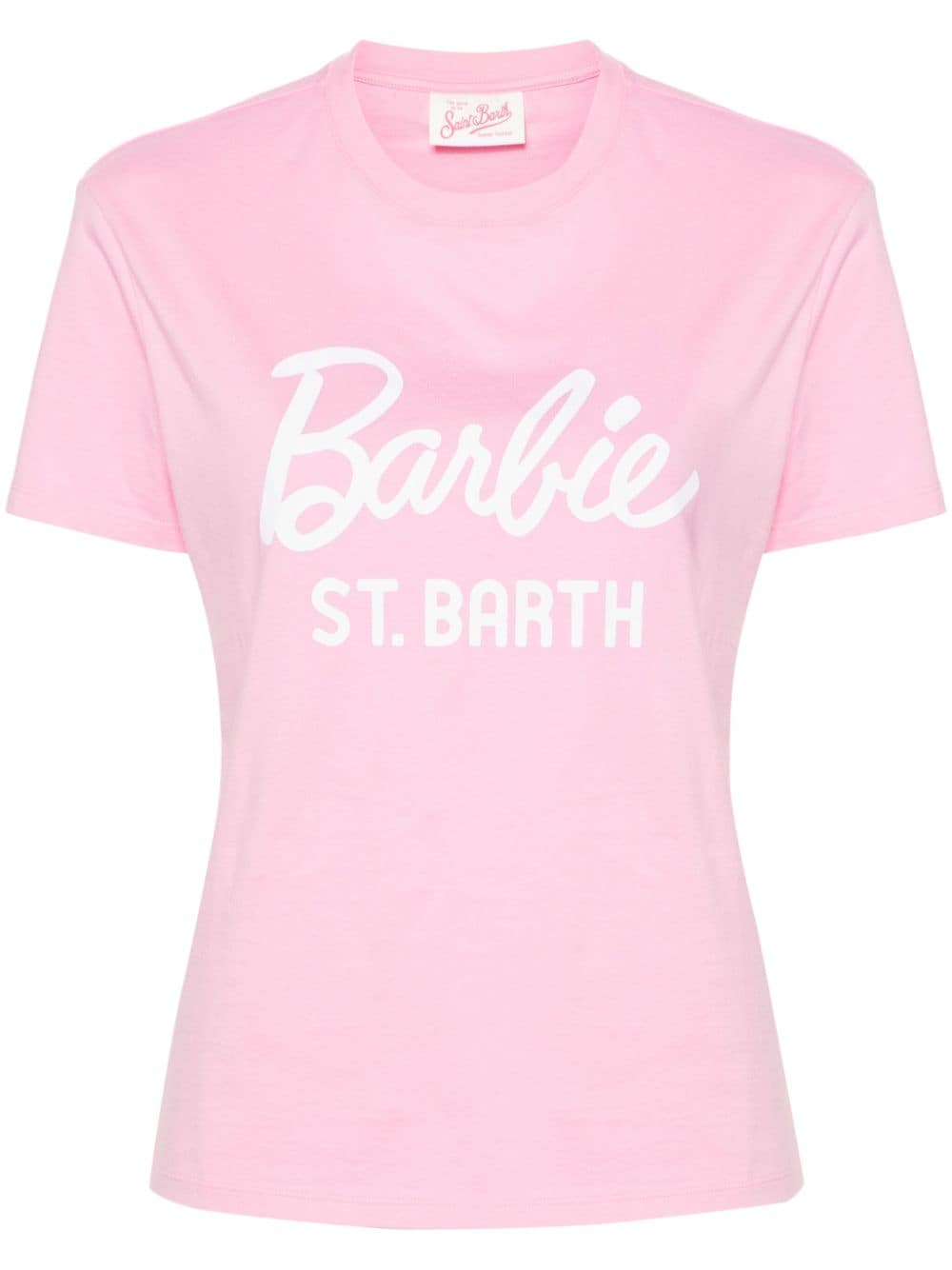 Mc2 Saint Barth X Barbie Emilie Cotton T-shirt In Pink