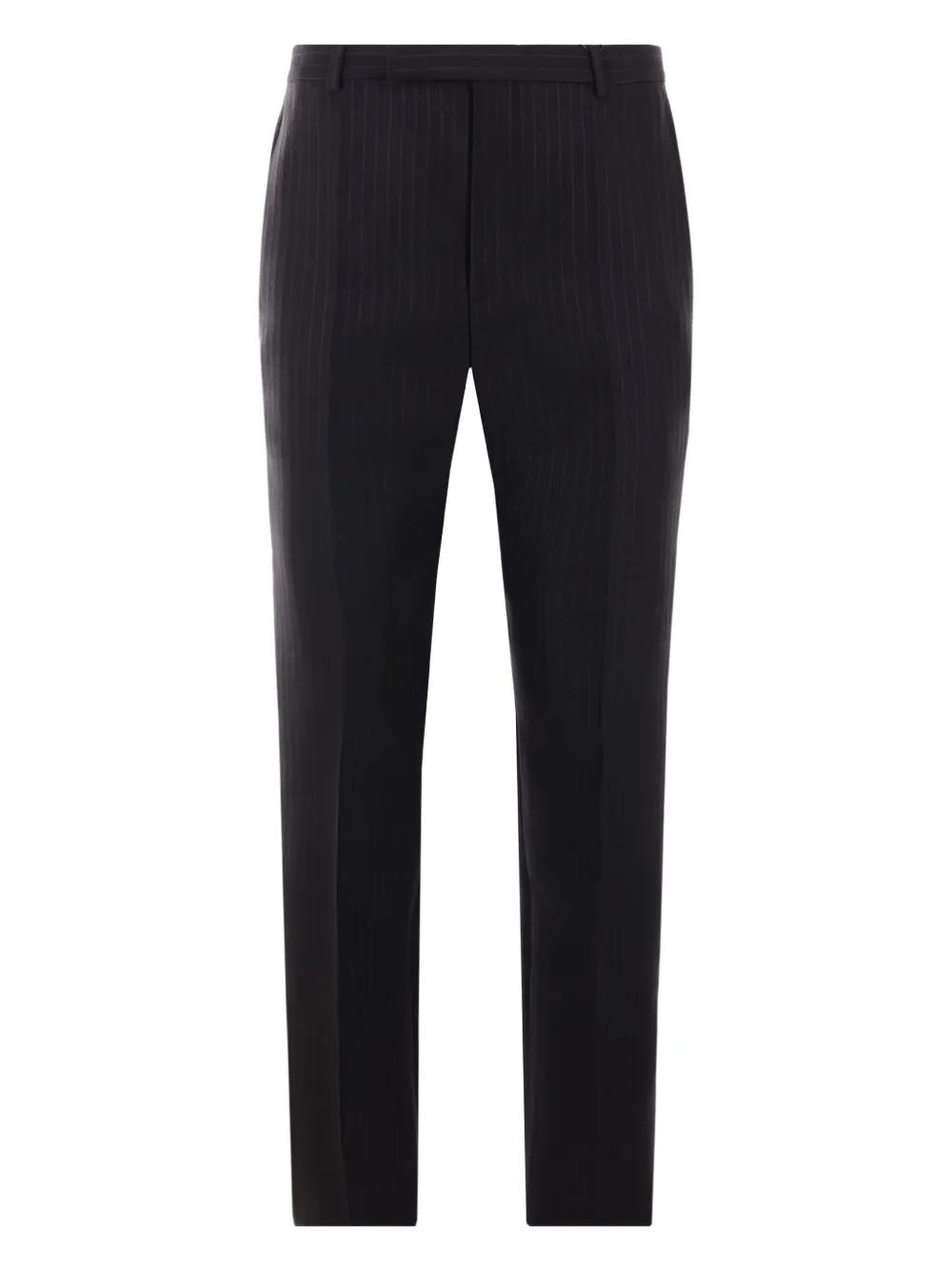 Saint Laurent striped pressed-crease trousers | Black | Image 1