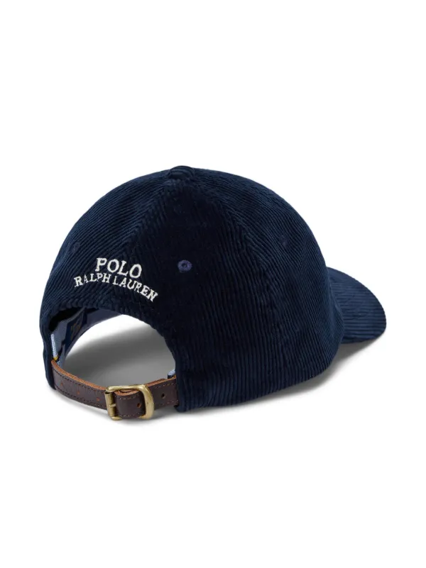 ポロラルフローレン　コーデュロイキャップ　ブルー Polo Ralph Lauren コーデュロイ キャップ | ブルー | FARFETCH JP