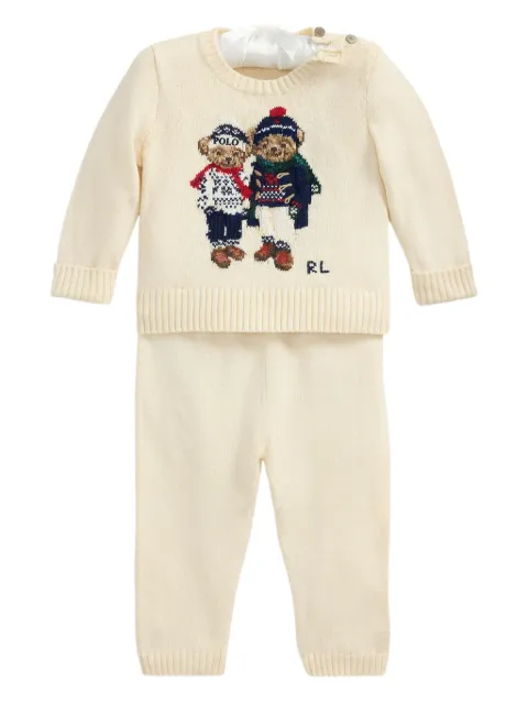 POLO RALPH LAUREN KIDS pijama con motivo Bear