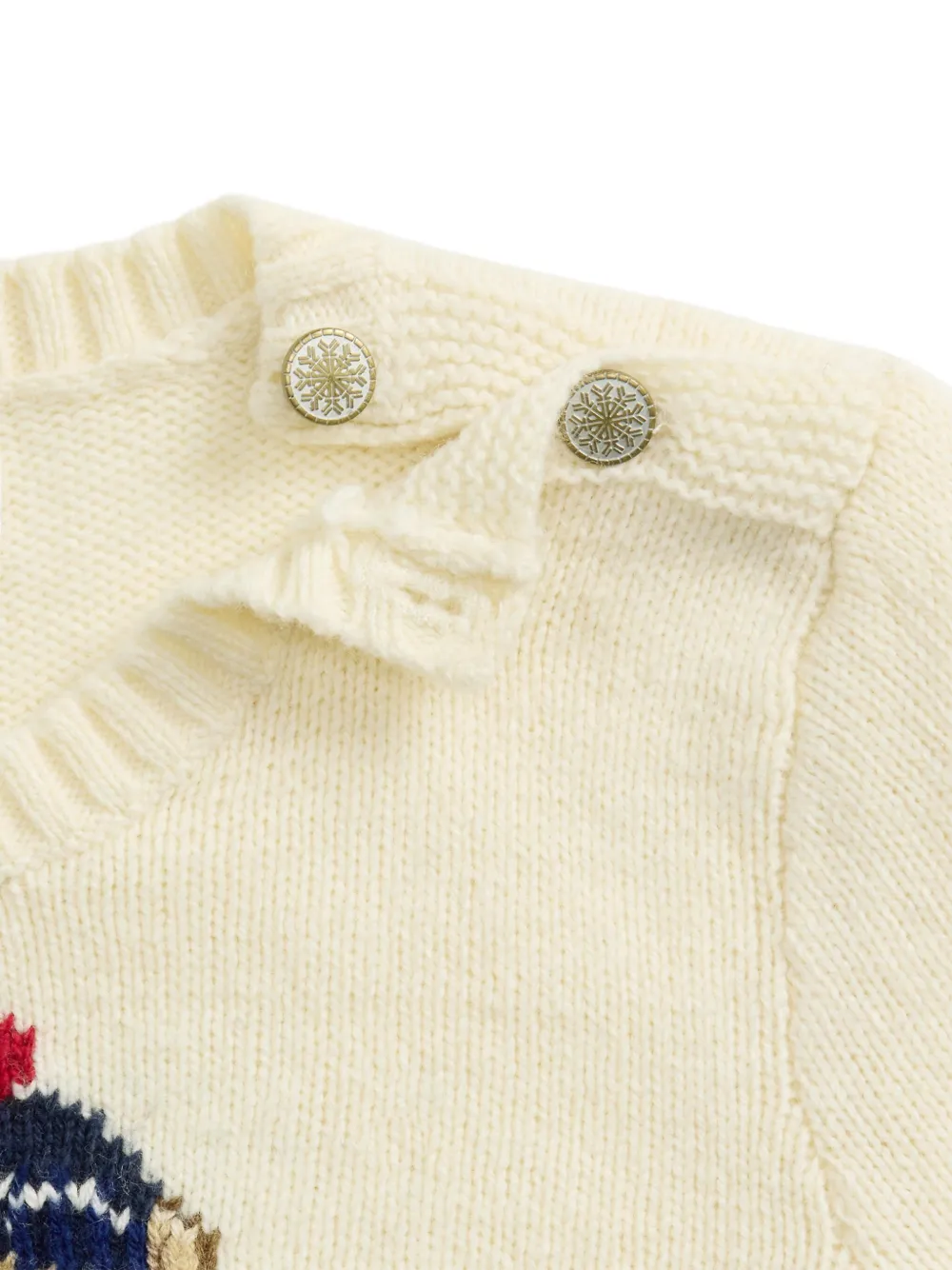 POLO RALPH LAUREN KIDS Pyjama met beerprint Beige