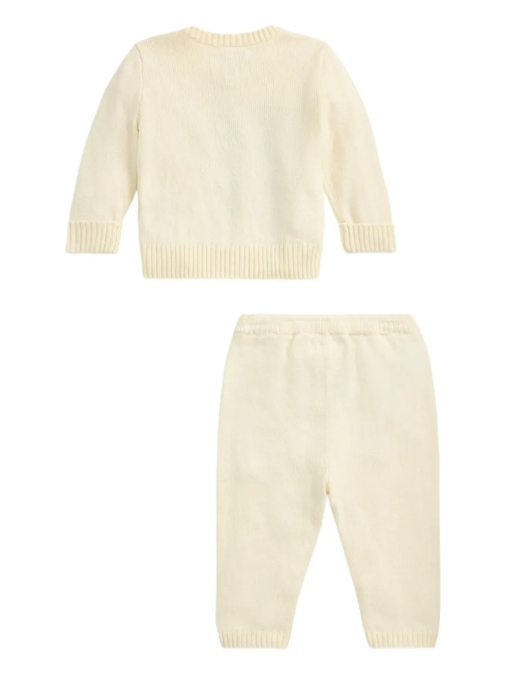 POLO RALPH LAUREN KIDS Pyjama met beerprint - Beige