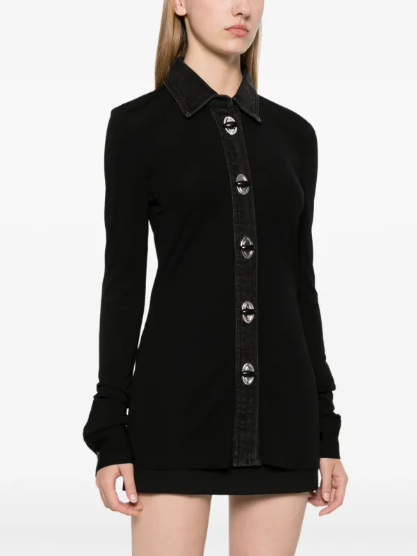 Christopher Esber turn-lock Tailored Shirt | Black | FARFETCH