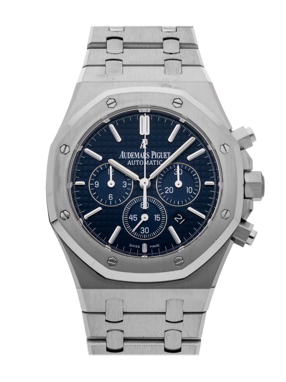 Pre-owned Audemars Piguet 2011-2012  Royal Oak Chronograph 41mm In Blue