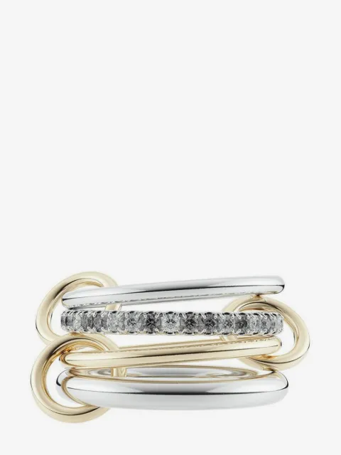Spinelli Kilcollin 18kt Nimbus Gelbgoldring mit grauen Diamanten