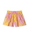 Burberry Kids check cotton shorts - Pink