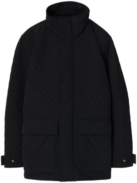 Burberry check-hood quilted jacket Women