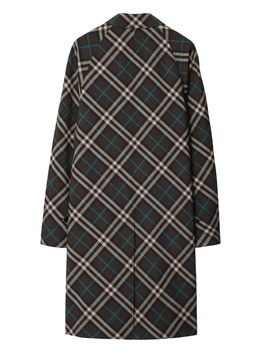 Affordable Burberry Mid-Length Check Trench Coat Men