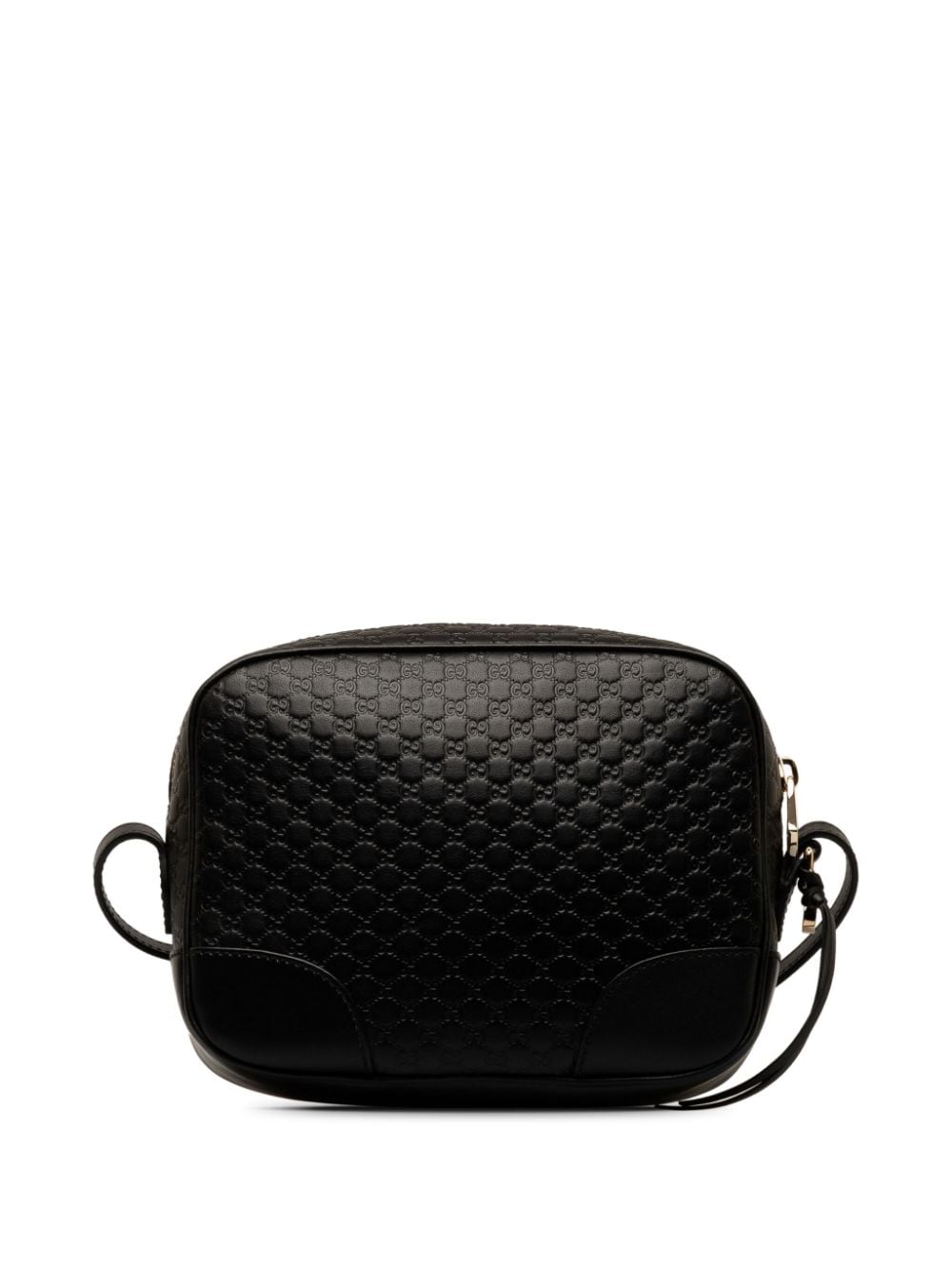Pre-owned Gucci 2000-2015 Mini Microssima Bree Crossbody Bag In Black