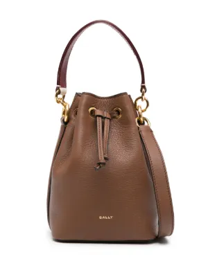 BALLY Code バケットバッグ ブラウン レザー Bally ウィメンズ バケットバッグ通販 - FARFETCH