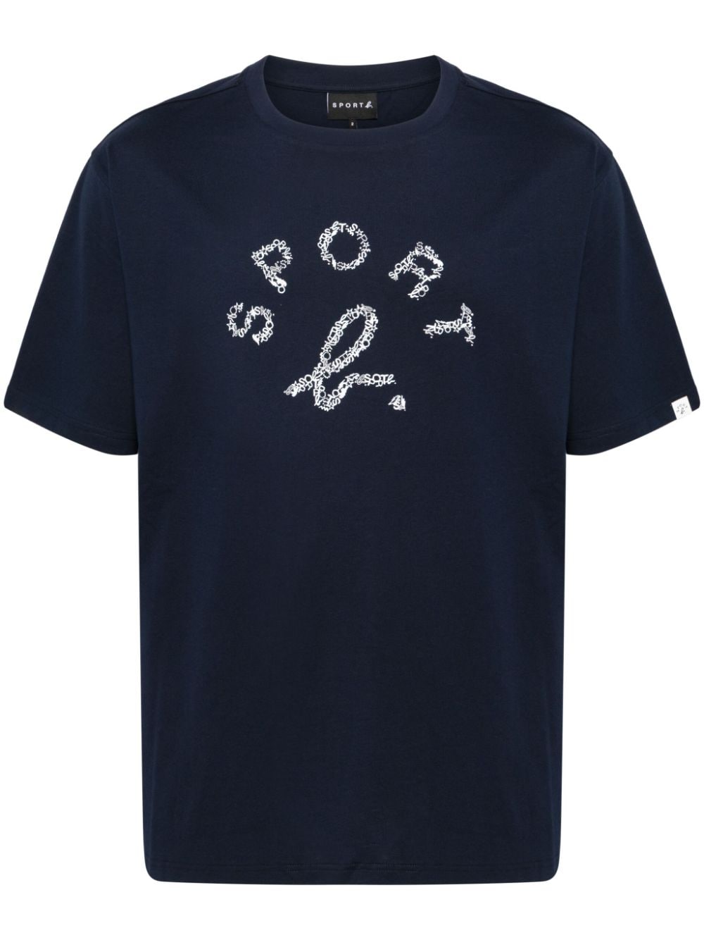 Sport B. By Agnès B. Logo-print Cotton T-shirt In Blue