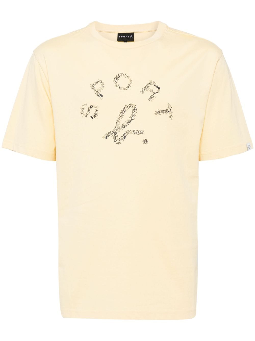 Sport B. By Agnès B. Logo-print Cotton T-shirt In Yellow