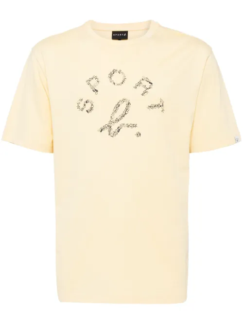 T-shirt en coton à logo imprimé - SPORT b. by agnès b. - Modalova