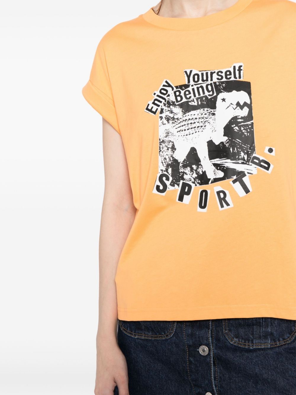 Shop Sport B. By Agnès B. Dino Toy-print Cotton T-shirt In Orange