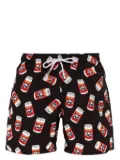 MC2 Saint Barth x The Simpsons Gustavia swim shorts - Black