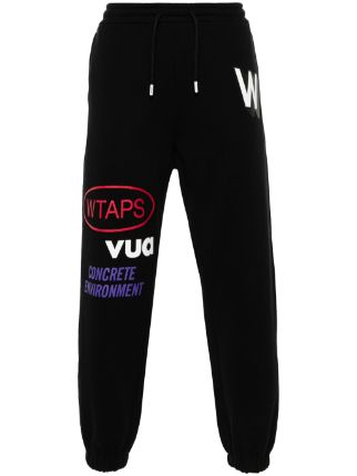 WTAPS Academy Cotton Track Pants | Black | FARFETCH HK