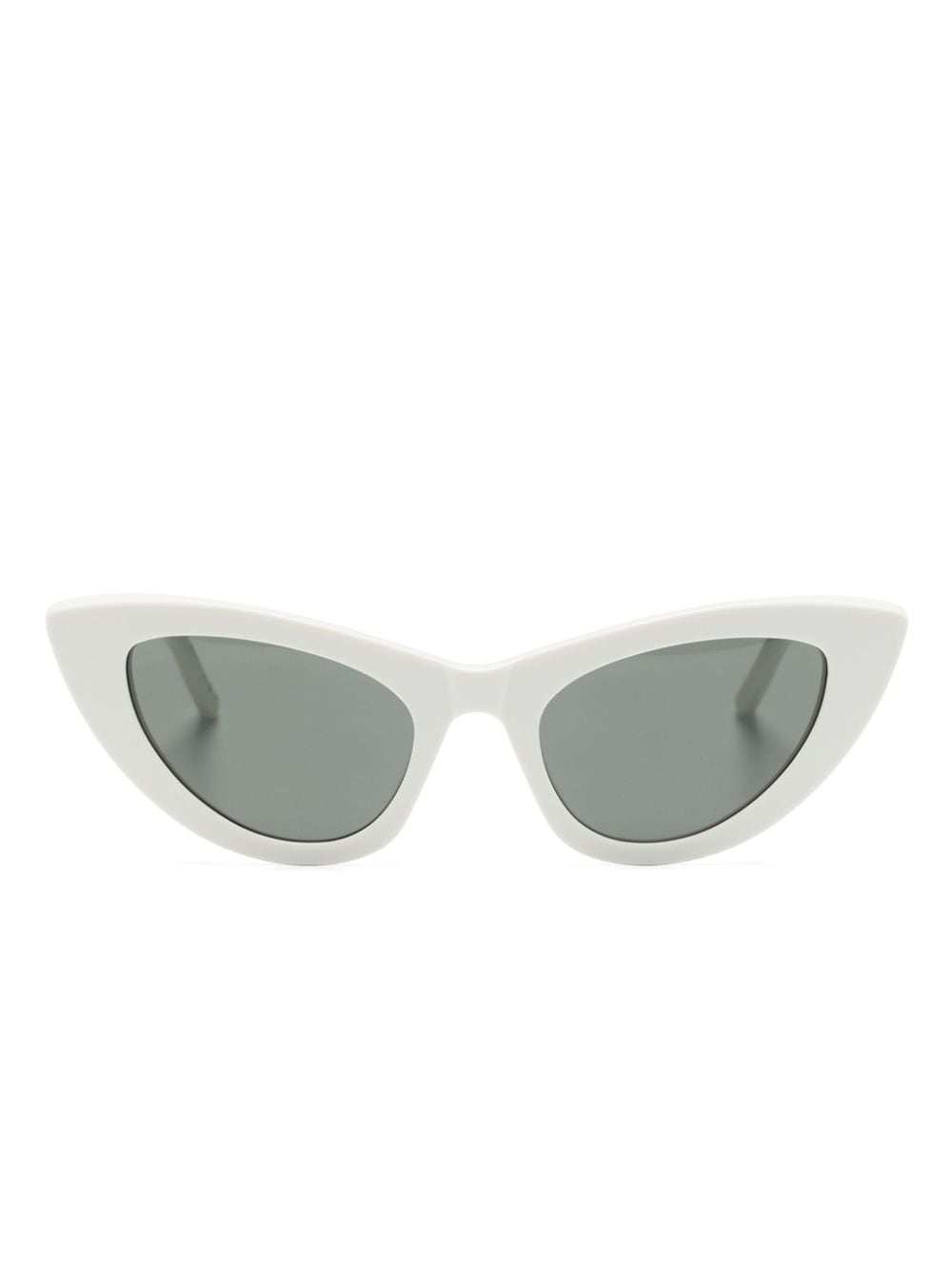 Saint Laurent Lily Cat-eye Sunglasses In White
