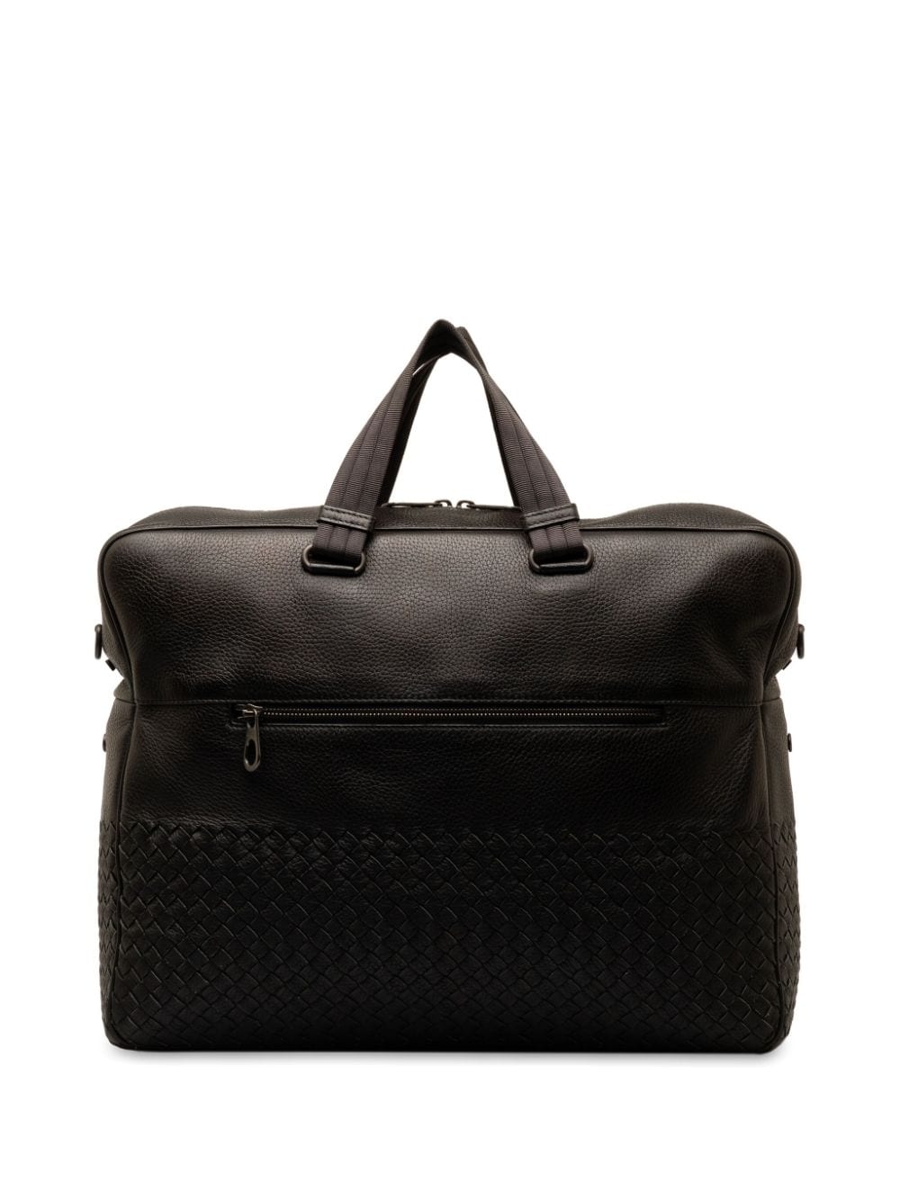 Pre-owned Bottega Veneta 2010-2023 Intrecciato Business Bag In Black
