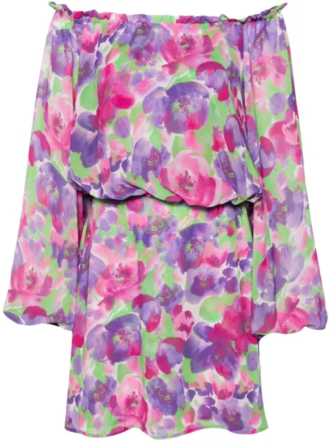 ROTATE BIRGER CHRISTENSEN x Reina Olga floral-print minidress