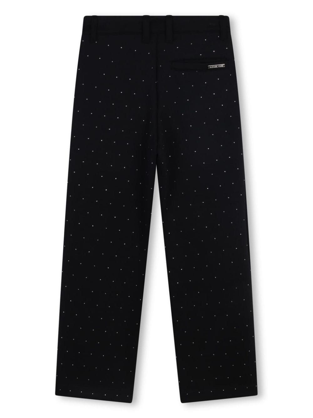 Michael Kors Kids Straight broek met studs - Zwart