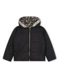 Michael Kors Kids reversible puffer jacket - Black