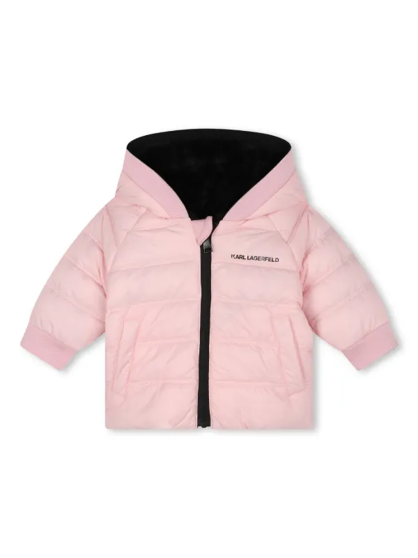 Puffer Jacket Black Jacket For Baby Girl THE NORTH FACE Baby-girls