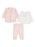 Michael Kors Kids logo-print three-piece set - Pink
