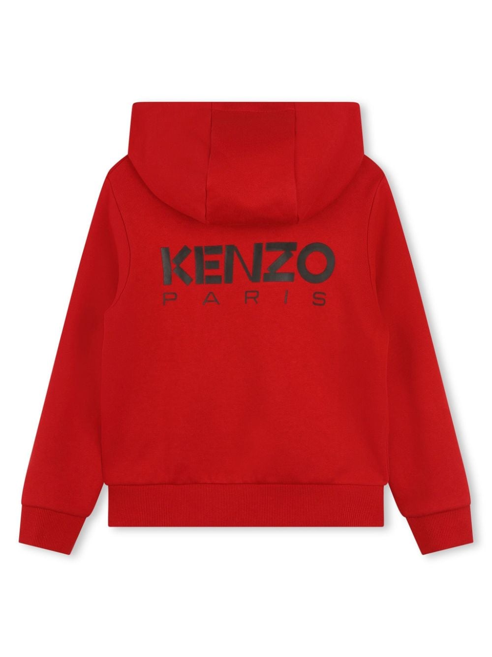 Kenzo Kids Hoodie met bloemenprint - Rood