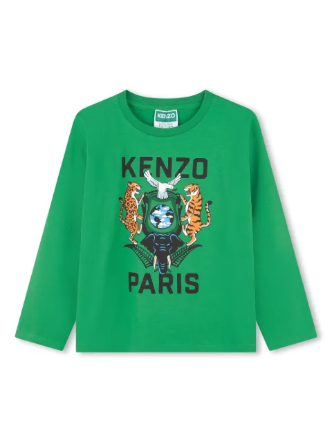Kenzo Kids футболка с декором Graphic
