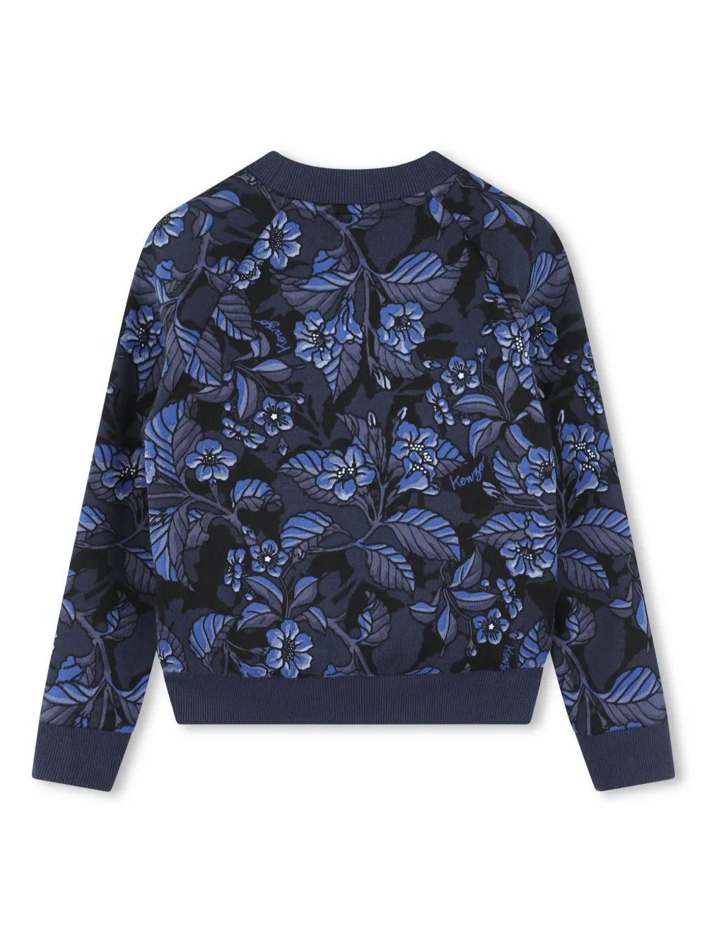 Kenzo Kids Felpa a Fiori Blu FARFETCH IT