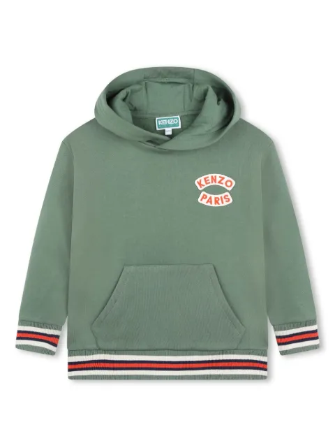 Kenzo Kids sudadera con capucha y logo