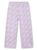 Kenzo Kids cotton jogging trousers - Purple