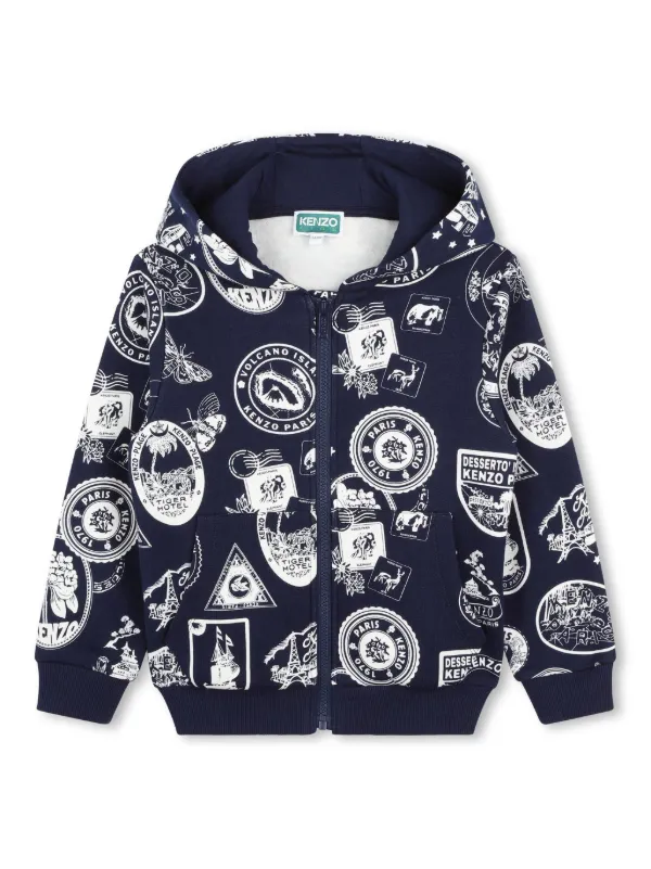 Kenzo zipper hoodie hotsell