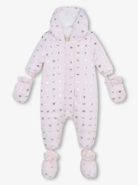 Michael Kors Kids Tuta imbottita con stampa