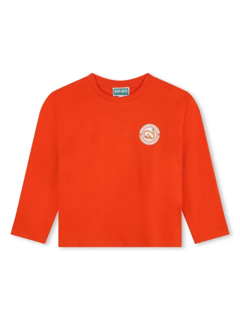 Kenzo Kids logo-print cotton T-shirt