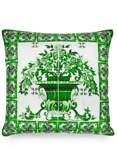 Dolce & Gabbana twill silk cushion 