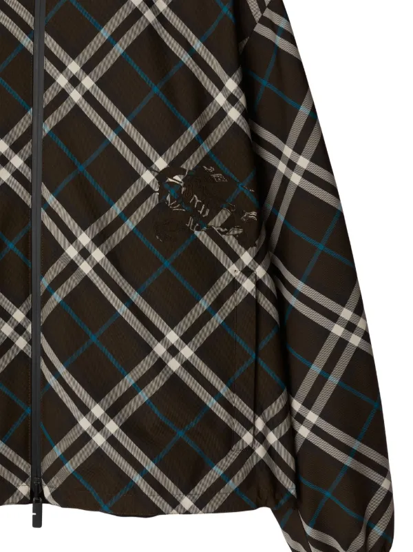 BURBERRY｜JACKETS (8Reversible Check Jacket (8105825)) Burberry Reversible Check Jacket | Brown | FARFETCH