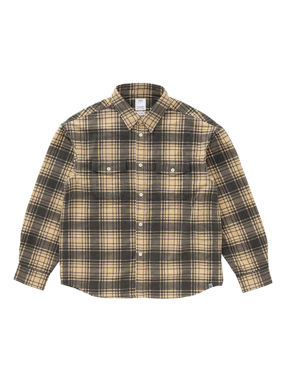 visvim checked pocket shirt | Neutrals | Image 1