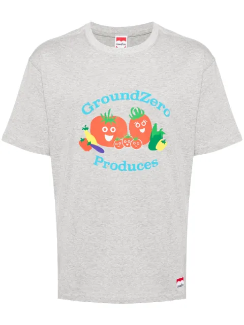 Ground Zero graphic-print cotton T-shirt