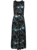 agnès b. Ikon screen-print midi dress - Black