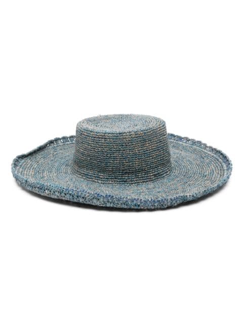IBELIV sombrero de verano de rafia Playa
