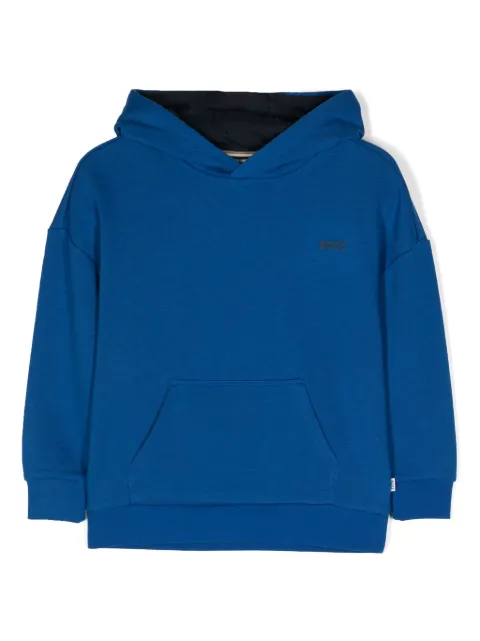 BOSS Kidswear logo-rubberised jersey hoodie